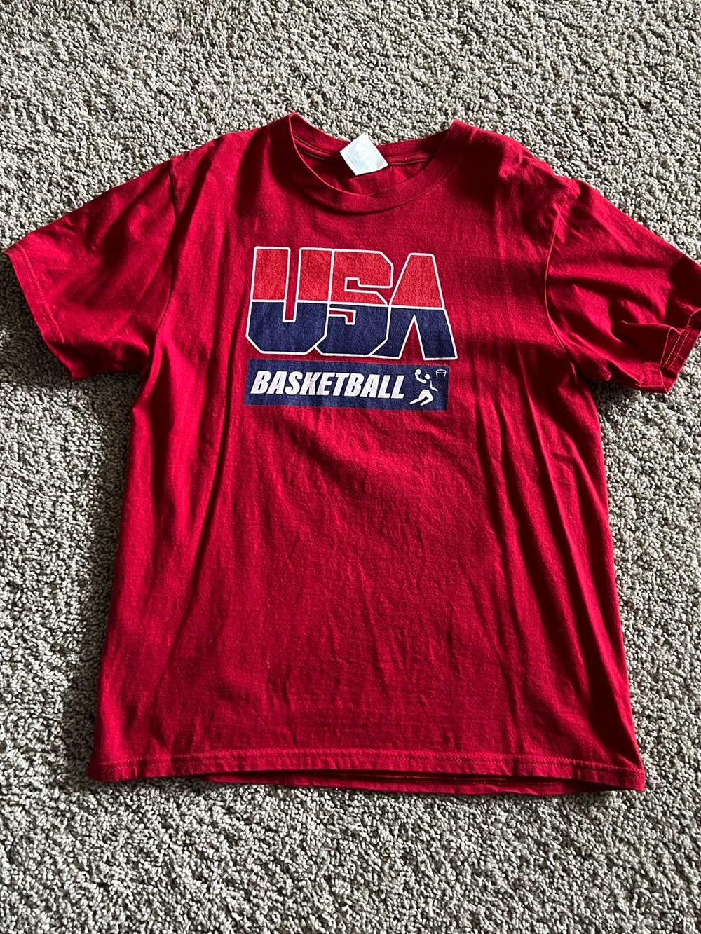 USA Basketball Short Sleeve Tee - Red
